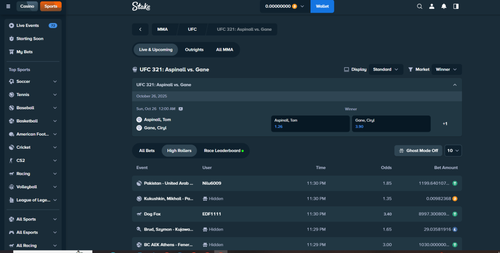 Stake Screenshot