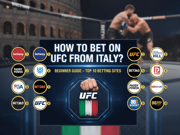 How to Bet on UFC From Italy? Beginner Guide – Top 10 Betting Sites